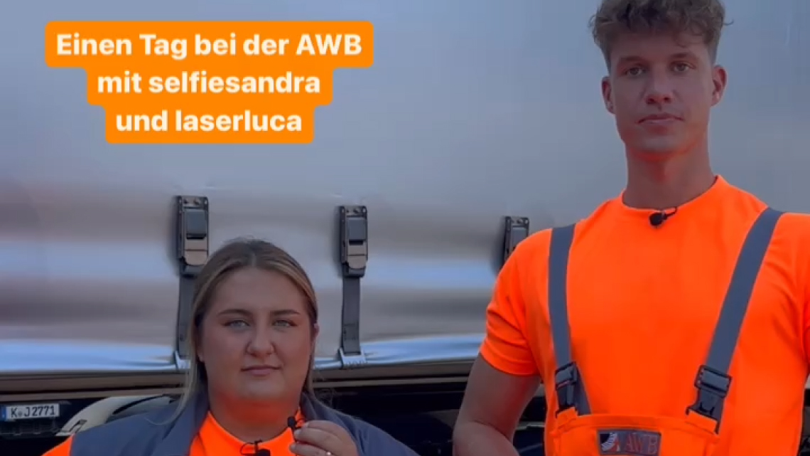 Laser Luca und Selfie Sandra Interview
