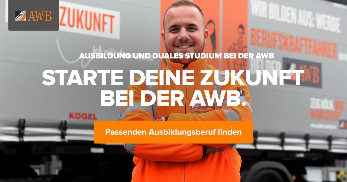 Unsere Ausbildungsberufe › AWB Abfallwirtschaftsbetriebe Köln GmbH